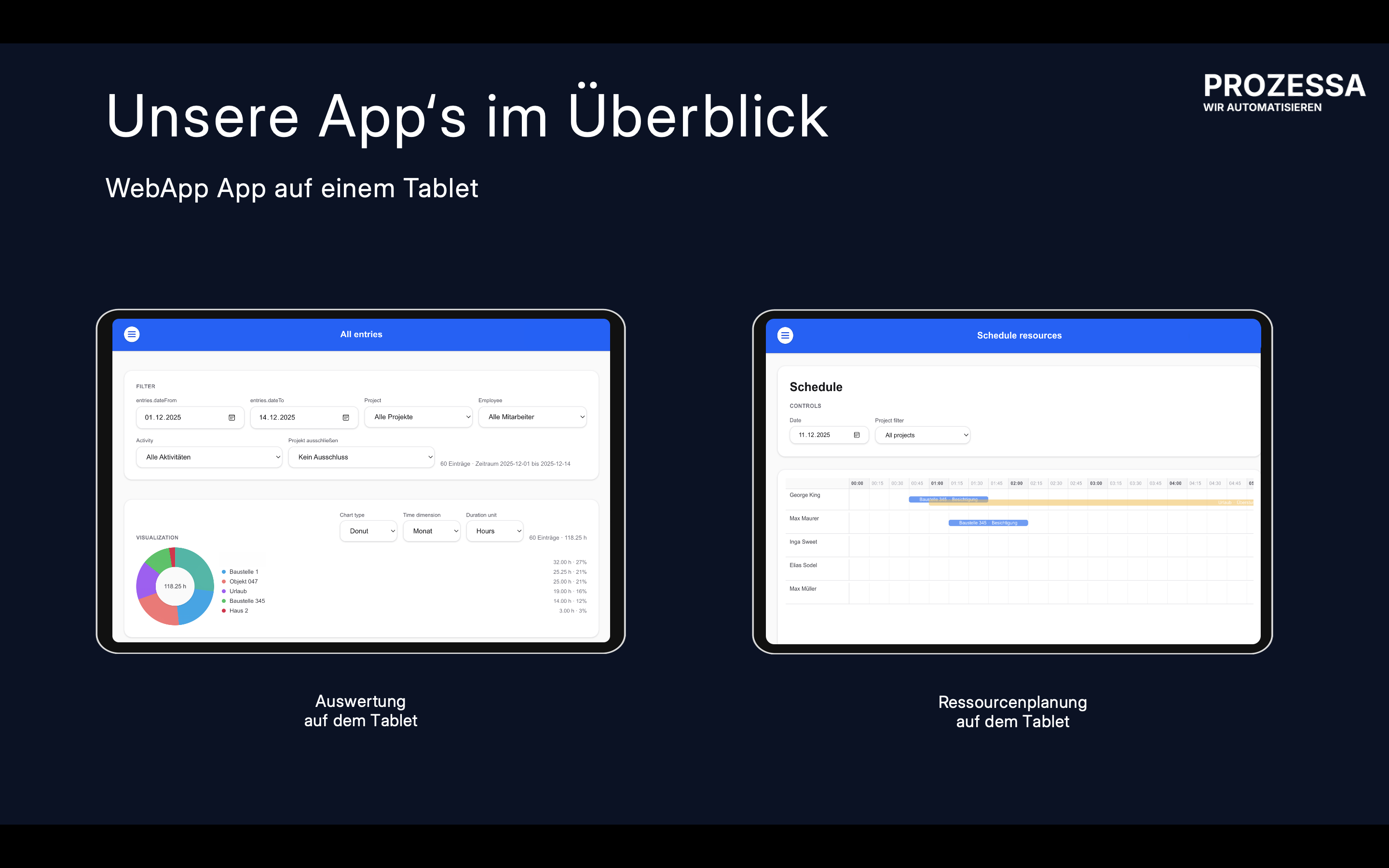 WorkCaptureWeb App – Professionelle Zeiterfassung
